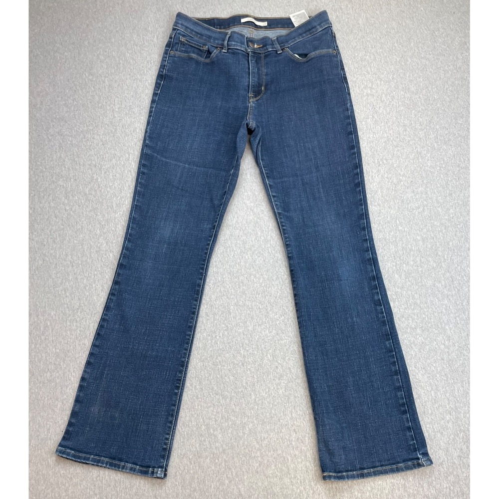 Levis Jeans‎ Womens 6M (28x32) Blue Cotton Blend Stretch Classic Boot